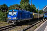D-PRESS 248 026-7 (248 105-9) (Ivo) und  D-PRESS 248 027-5 (248 106-8) (Kurt) standen am 15.07.2026 mit ihrem Ultraschall-Schienenpr�fzug (SPZ 1) bestehend aus D-DBMP 99 80 9360 005-9 (Br. 720.1) und D-DBMP 99 80 9360 003-4 (BA 323) auf Gleis 10 des L�becker Hbf (AL) abgestellt.
