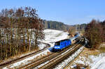 PRESS 246 049 mit IC 2151 Kassel-Wilhelmsh�he - Gera Hbf am 20.Februar 2026 bei Hermsdorf