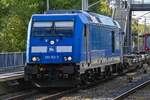 B-BTK 0076 003-7 (285 103-3) fuhr am 12.10.2026 mit ihrem KLV-G�terzug von L�neburg (ALBG) kommend zum L�becker-Skandinavienkai (ALSK).