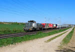 Hochfelden - 22. April 2026 : Die Railadvanture 4185 011 überführt den TGV M Triebzug 1011. Zug 402840 von Hausbergen nach Vaire Torcy.