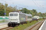 RADVE 139 558-1 durchf�hrt mit einem belgischen Steuerwagen und Schutzwagen Herten-Westerholt 29.9.2026
