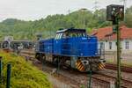 Railflex Lok 2 (275 007-3) im Eisenbahnmuseum Bochum Dahlhausen, April 2025.