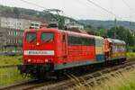 151 129-4 Railpool/DB & 185 077 "Stahl auf Stahl" in Wuppertal, Juni 2024.