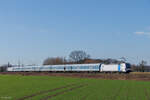 193 828-1 und 193 825-7 (Railpool / Train Charter Service) mit dem RE3 Richtung Hamm Hbf in Hamm Selmig, 25. Februar 2026
