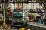 7193 220 Railpool mit DB ICE-L Talgo (ICE2310) nach Westerland (Sylt) in K�ln Hbf, Juli 2026.