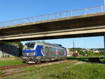 Railsystem RP 248 002-8 Vectron Dual Mode (9080 2248 002-8 D-RPRS) beim pausieren in Gera am 18.6.2026