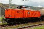 212 242-2 'Lok 7' Redler Service in Oberwesel, Oktober 2025.