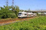 Deutschland  Triebzug 609 014 von Regiobahn S26 Mettmann Stadtwald - Kaarster See in Kaarst  29/7/2026