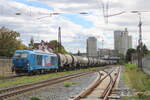 RBP 248 051 (90 80 2248 051-5 D-NRAIL) mit Kesselwagen Richtung Gem�nden, am 31.08.2025 in Karlstadt (Main).