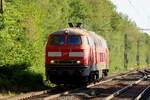 SMR 218 005-7 (225 805-1) kommt Solo durch Ostbevern gefahren 25.8.2026