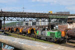 SRG 4185 001 rangiert am 28.04.2026 im Bahnhof Völklingen 