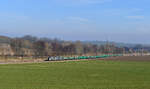 159 211 mit DGS 91071 Altenburg - Kayna am 20.Februar 2026 bei Zschernitzsch 