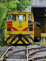 Im Bild die TKSE 201, eine im Jahr 2012 bei SCHÖMA gebaute Werkslokomotive vom Typ CFL 350 DV-R.