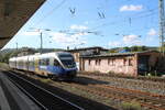NWB VT 643 316 (95 80 0643 816-1 D-NWB) als RB 75138 aus Halle (Westf), am 12.10.2026 in Bielefeld Hbf.