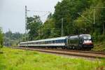 MRCE 182 513 mit TRI-Ersatzzug in A�ling, August 2019.