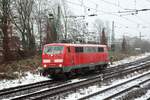 TRI 111 227-5 in Wuppertal, Januar 2026.
