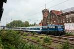 TRI 110 428-0 mit Fu�ballsonderzug Leerzug in Wuppertal, September 2026.