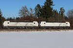 Schon wieder ein Doppel von TXL. Diesmal 193 333 und 193 336 am 4.1.2026 bei Eglharting.