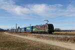 6193 277  WE LOVE TO CONNECT  mit einem  Walter-KLV  aus München kommend am 10. Februar 2026 bei Übersee am Chiemsee.