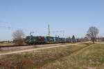 6193 252  We love to connect  war mit einem  WALTER-KLV  am 6. März 2026 bei Übersee am Chiemsee in Richtung München unterwegs.
