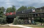 ES64 U2-013 & F4-098 am 25.07.15 auf der Braunauer Brücke in München