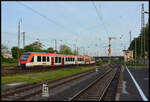 VIAS Lint 54 VT 204 (Baureihe 622) am 11. Mai 2024 in Hanau Hauptbahnhof (Südteil).