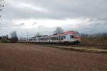 VIAS Stadler Flirt 428 xxx und 428 xxx am 24.01.21 in Frankfurt Sindlingen