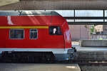 Seitenansicht vom Dosto Steuerwagen 86-33 008 der Bauart 778 . Er ist der letzte Steuerwagen dieser Bauart welche betriebsbereit und fahrf�hig ist.

D�sseldorf 28.05.2026