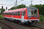 Nachdem ich den Triebwagen in Derendorf bereits an mir vorbeifahren sehen habe dachte ich nicht das ich ihn nochmal erwische, ich setzte mich in die n�chste S-Bahn und fuhr direkt nach Volksgarten