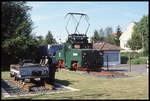 In Wölfersheim erinnert diese ehemalige Tagebau Lok 5 der Preussen Elektra an die Zeit des Braunkohle Abbaus.