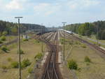 In der Ein-und Ausfahrgruppen im Werkbahnhof Stendell stehen unzählige Kesselwagen.Aufgenommen am 18.Mai 2019 von der Fussgängerbrücke aus.