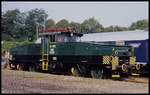 Am 4.9.2004 war die Preussag Lok E 102 der Zeche Ibbenbüren als eine der Ersten in der Fahrzeugausstellung im Güterbahnhof Osnabrück eingetroffen!