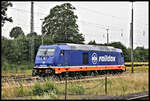 Ein neues Gesicht auf der Werkbahn der Georgsmarienhütte ist diese Raildox 076109-2 Hybridlokomotive, die seit Mitte Juni dort vor den Schrottzügen im Einsatz ist.