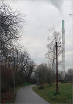 Industriebahn Stuttgart-Münster - Bad Cannstatt -    1926 wurde eine Industriebahn abzweigend von der Schusterbahn am Bahnhof Münster in Richtung Bad Cannstatt fertiggestellt.