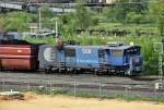 Rhein-Braun-Lok 508 mit frischer Braunkohle beim Abbaugebiet Hambach - 07.08.2011