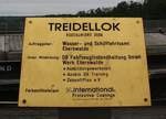 Schild im Bereich Schiffshebewerk Niederfinow - gravierendste Änderung seit 2008 - das erwähnte DB Bahnwerk Eberswalde gehört jetzt zu SFW - Aufnahme vom 17.07.2020