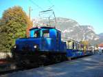 Sonderzug zur Zugspitze, hier noch Bespannt mit einer Tallok, im Bf. Garmisch-Patenkirchen (Sept.2007)