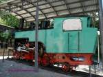 Die Drachenfelsbahn Dampflok Nr.2  (Baujahr 1927) steht als Denkmal vor der Talstation der Drachenfelsbahn in Knigswinter.