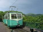 Zug der Drachenfelsbahn am 6.6.10 in der Bergstation.