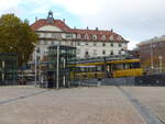 SSB 1001 als Linie 10 nach Degerloch, am 02.11.2021 am Marienplatz in Stuttgart.