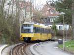 Zackenbahn auf Bergabfahrt Richtung Marienplatz kurz vor der Liststrae.