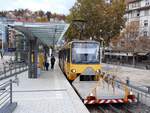 SSB 1001 als Linie 10 nach Degerloch, am 02.11.2021 am Marienplatz in Stuttgart.