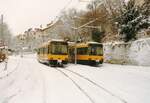 SSB Stuttgart Winter 1986 ZB an der Wielandshöhe