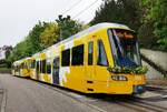 Zahnradbahn Stuttgart__Zwei der 'Täuflinge', sprich der neuen Tw, im Doppelpack an der 'Wielandshöhe'_13-05-2023