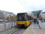 SSB 1001 als Linie 10 nach Degerloch, am 02.11.2021 am Marienplatz in Stuttgart.