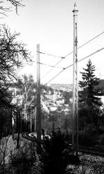 SSB Stuttgart__Zahnradbahn__Pseudo-Kettenfahrleitung.