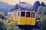 Zahnradlok Nr.2 der Wendelsteinbahn war schon im Sommer 1984 ein Relikt auf Schienen, sie wurde 1912 gebaut 