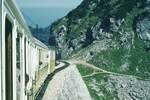Wendelstein Zahnradbahn__Fahrt auf dem hohen Damm__16-08-1973