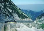 Wendelstein Zahnradbahn__Fahren auf Sicht...vor und hinter der Lawinengalerie__16-08-1973