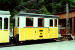 Wendelsteinbahn, Talbahnhof Brannenburg-Waching, Zahnradlok Nr.1, Sommer 1984